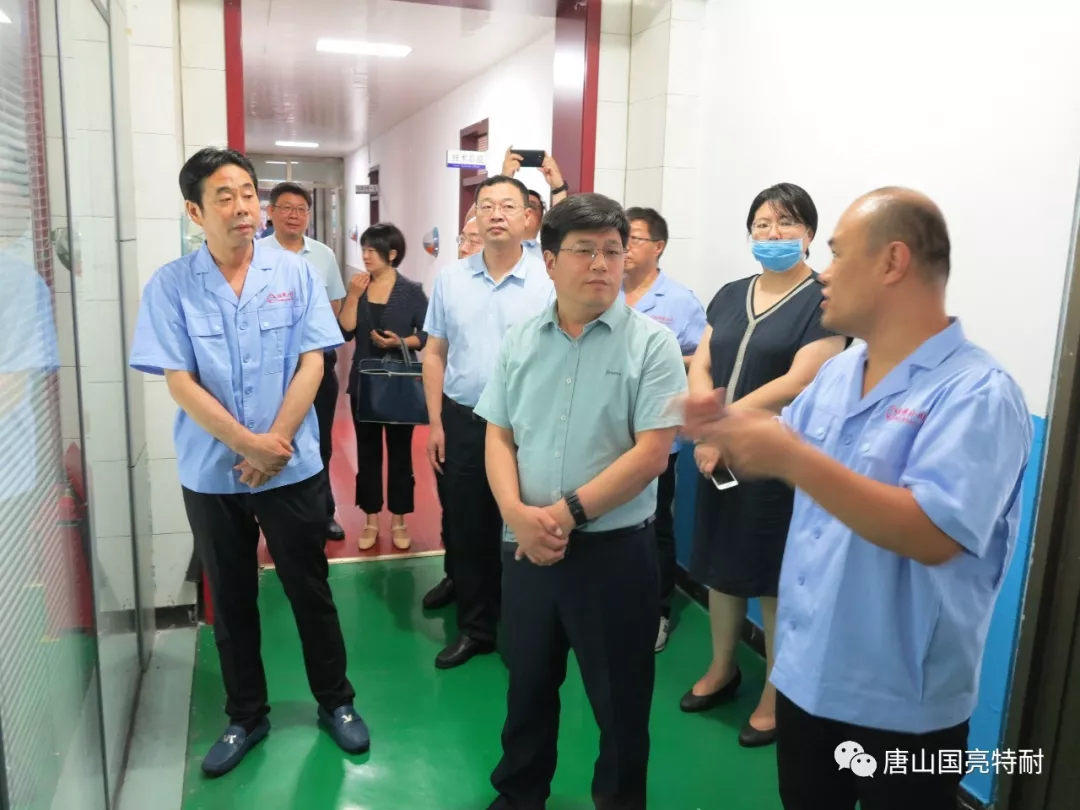 卢根发副市长一行到国亮公司调研